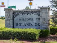 Roland Welcome Sign